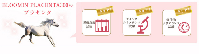 ブルーミンプラセンタ300はこだわりの製法で作られているから安全