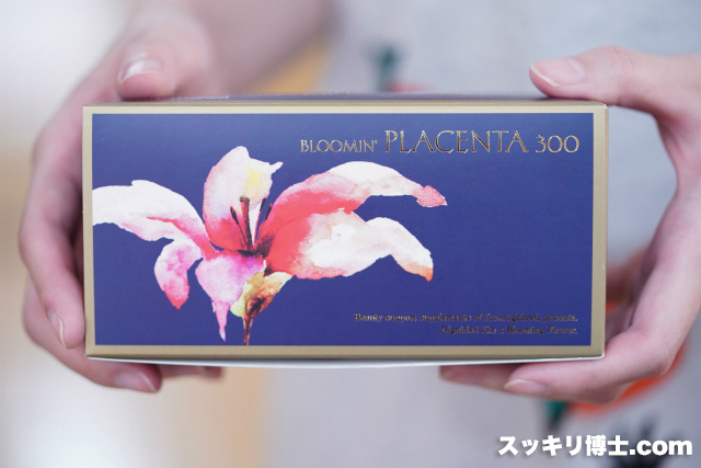 ブルーミンプラセンタ300の外箱